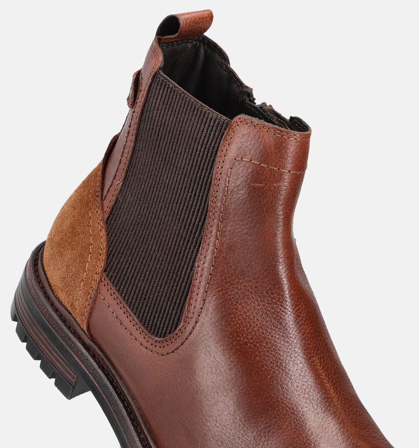 Via Borgo Cognac Chelsea Boots voor heren (362920) - geschikt voor steunzolen