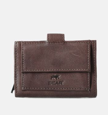 Bear Design Portemonnees Zwart/Geel/Cognac/Bruin/Rood/Groen