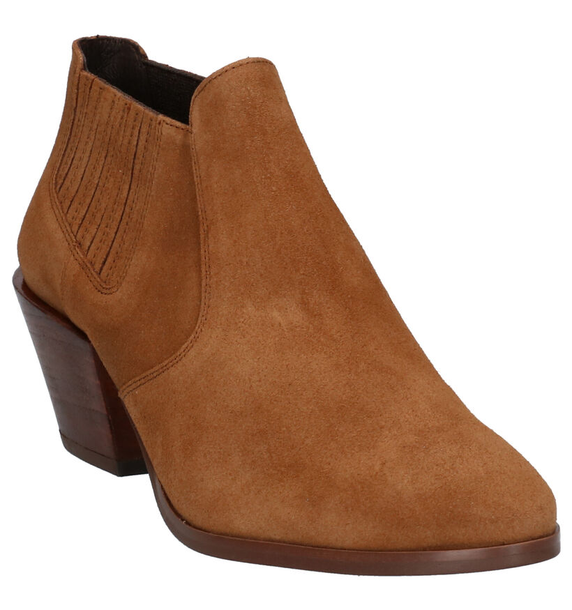 JHay Bottines à talons en Cognac en nubuck (262339)