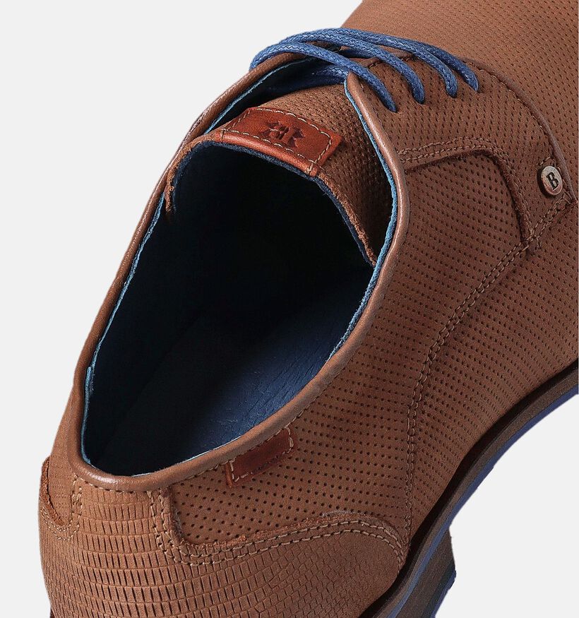 Berkelmans Oulton Cognac Geklede veterschoenen voor heren (357853) - geschikt voor steunzolen