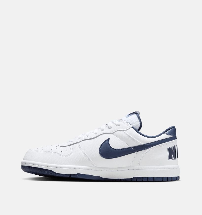 Nike Big Nike Low Witte Sneakers voor heren, jongens (350458)