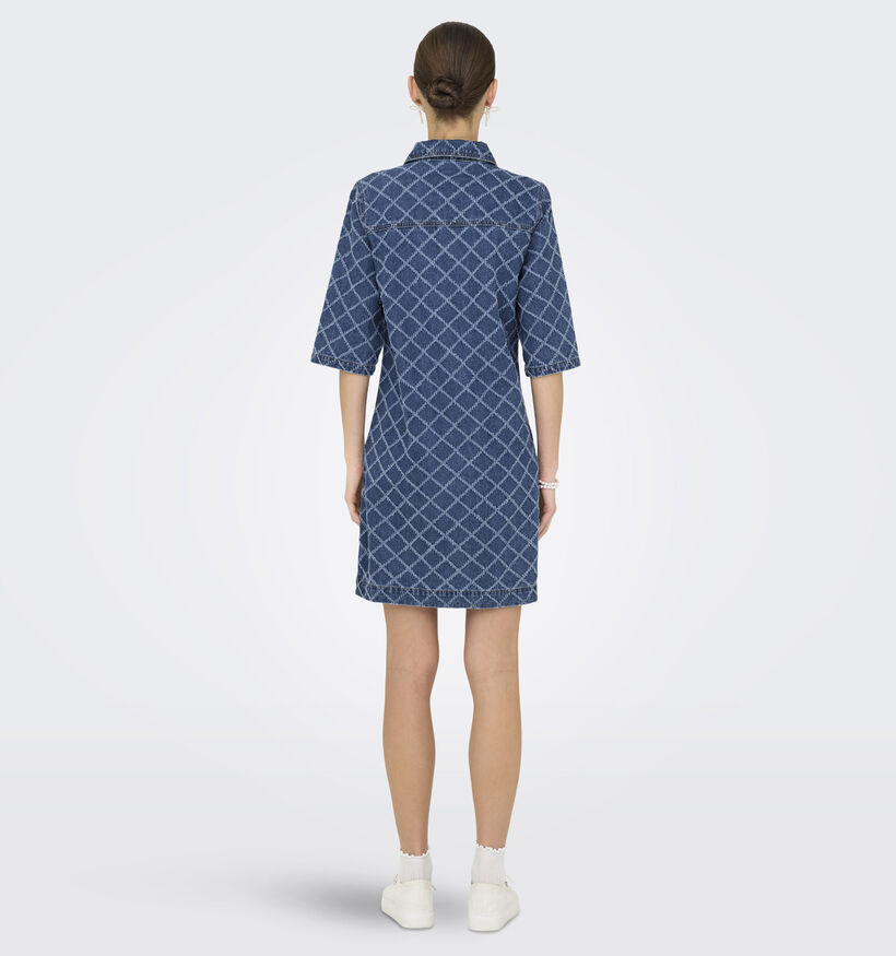 JDY Jurk met Korte Mouwen in Blauwe Jeans voor dames (359944)