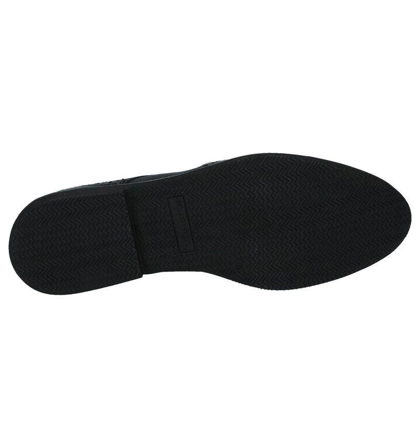 Tamaris TOUCH it Donker Grijze Veterschoenen in lakleer (226772)