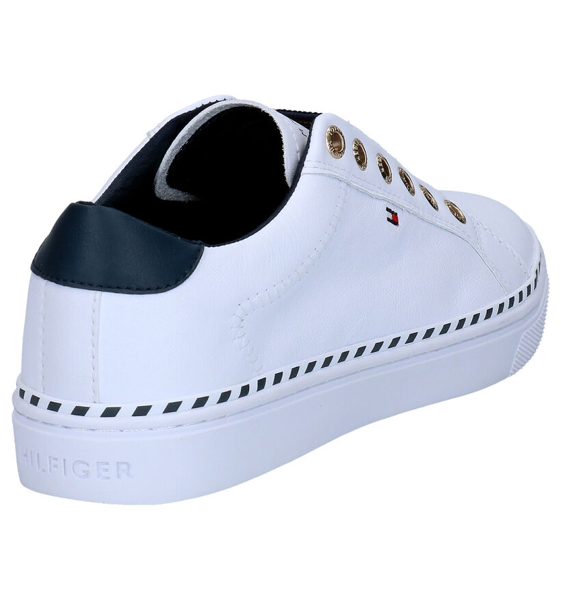 Tommy Hilfiger Witte Slip-on Sneakers in kunstleer (268595)