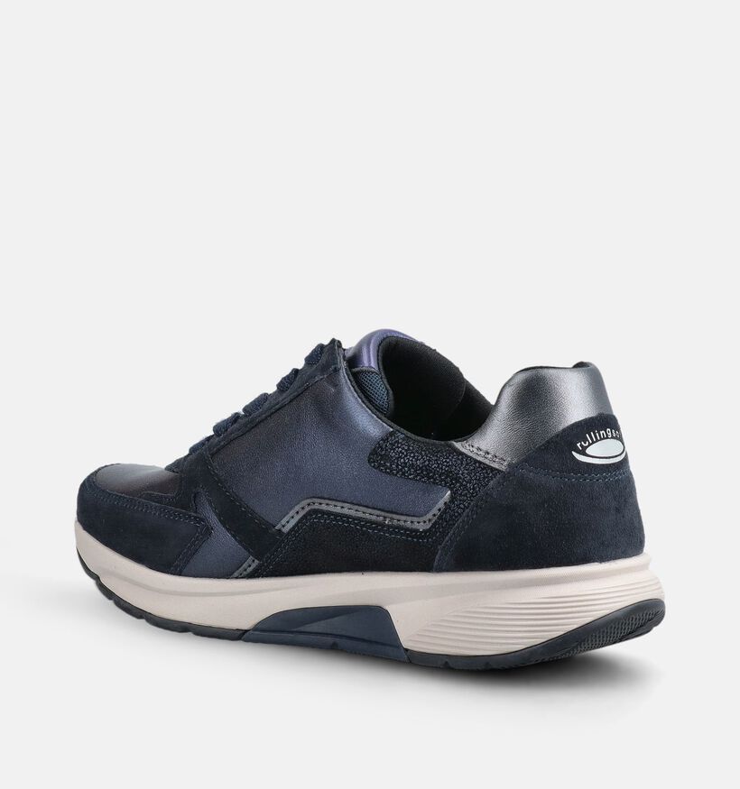 Gabor Donkerblauwe Sneakers voor dames (376941) - geschikt voor steunzolen