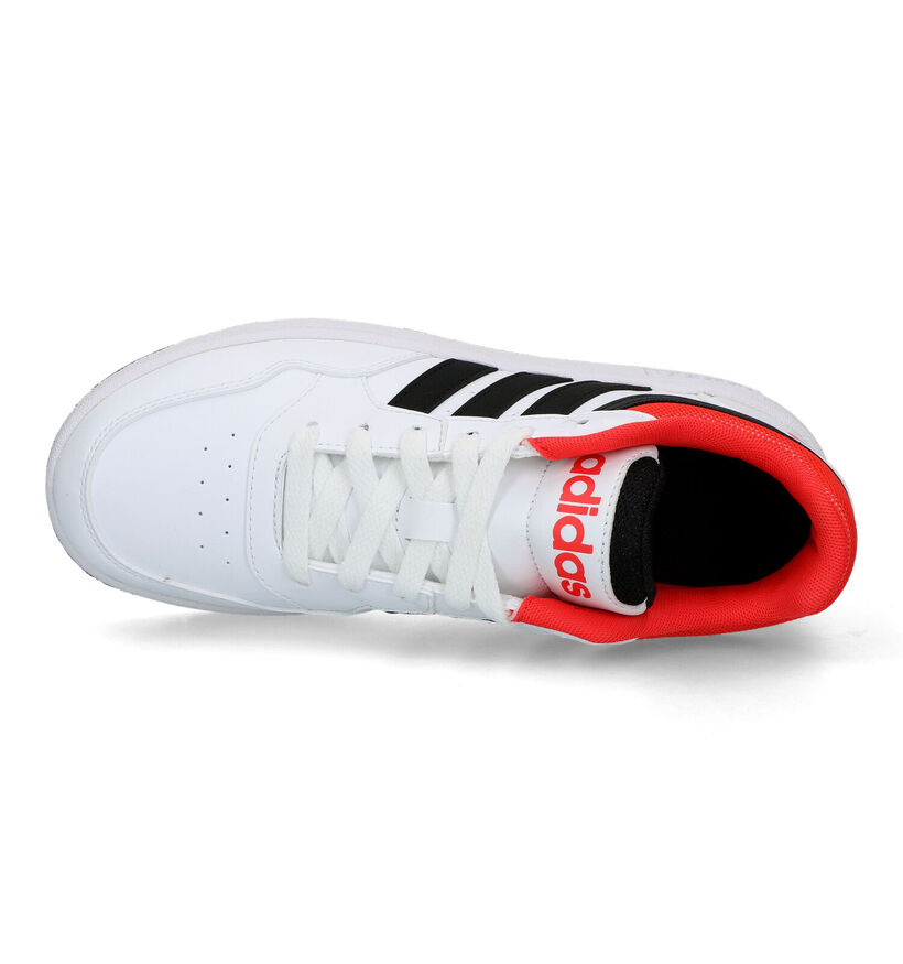 adidas Hoops 3.0 Witte Sneakers voor jongens (318804)