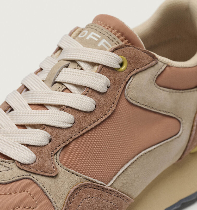 HOFF City Retro Roze Veterschoenen voor dames (367355) - geschikt voor steunzolen