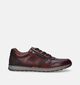 Rieker Donkerbruine Rits-Veterschoenen voor heren (379813)