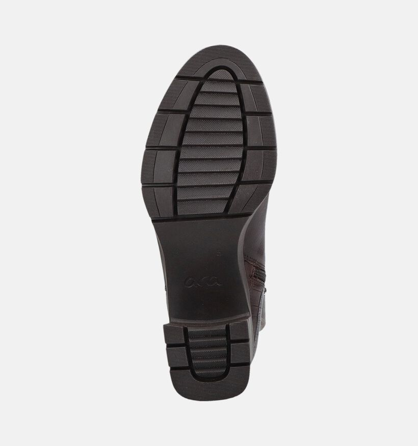 Ara Bottines &agrave; talons en Brun fonc&eacute; pour femmes (380000) - pour semelles orthop&eacute;diques