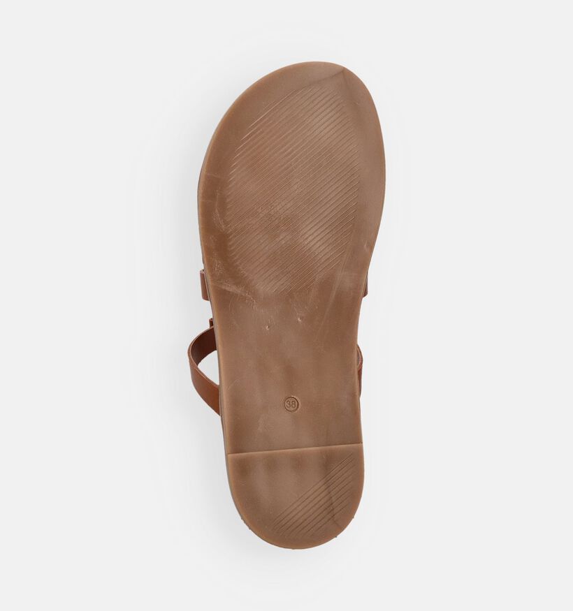 Laurent David Cognac Slippers voor dames (373553)