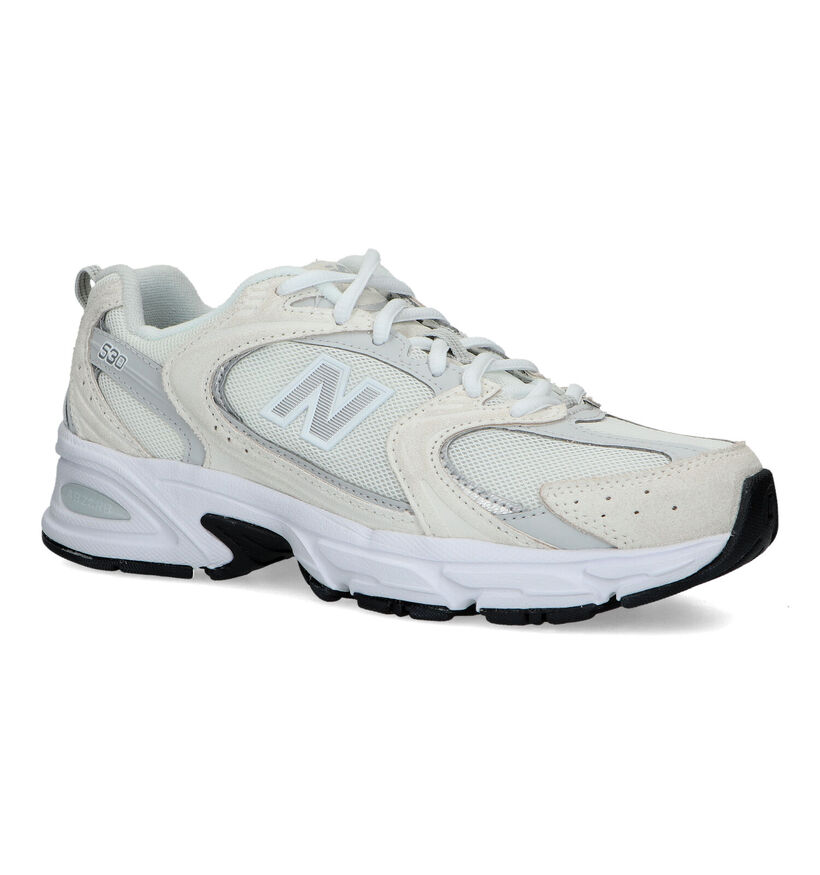 New Balance MR 530 Ecru Sneakers in daim (319284)