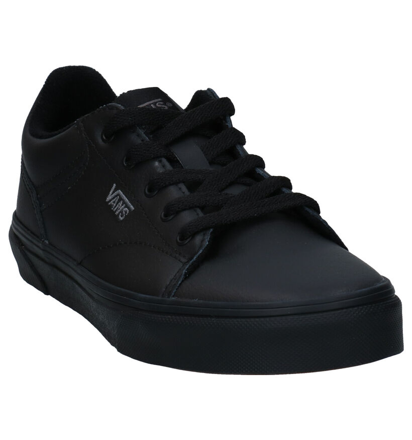 Vans Seldan Baskets de skate en Noir pour garçons (327929)