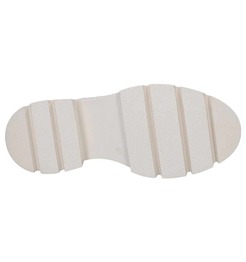 Poelman Bottes courtes en Écru en cuir (300329)