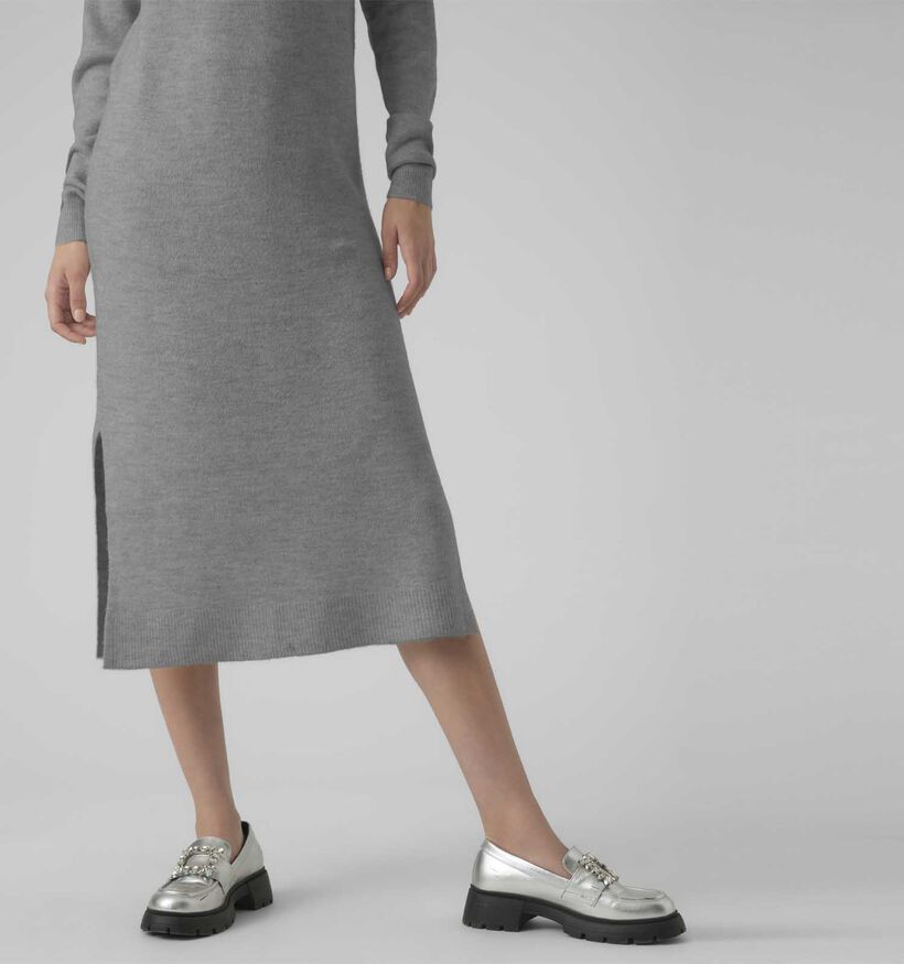 Vero Moda Lefile Grijze Midi jurk voor dames (344043)