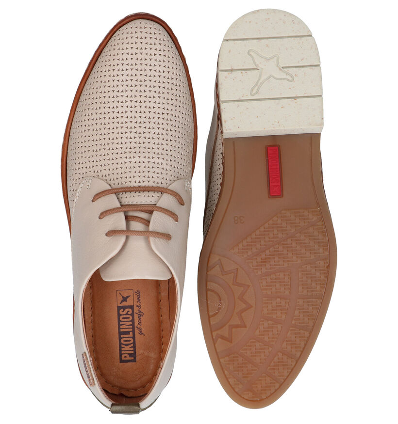 Pikolinos Santander Chaussures à lacets en Beige en cuir (289117)