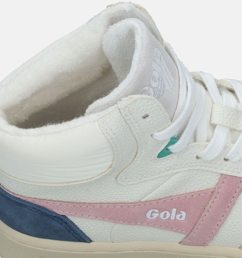 Gola Slam Trident Witte Sneakers voor dames (336356) - geschikt voor steunzolen