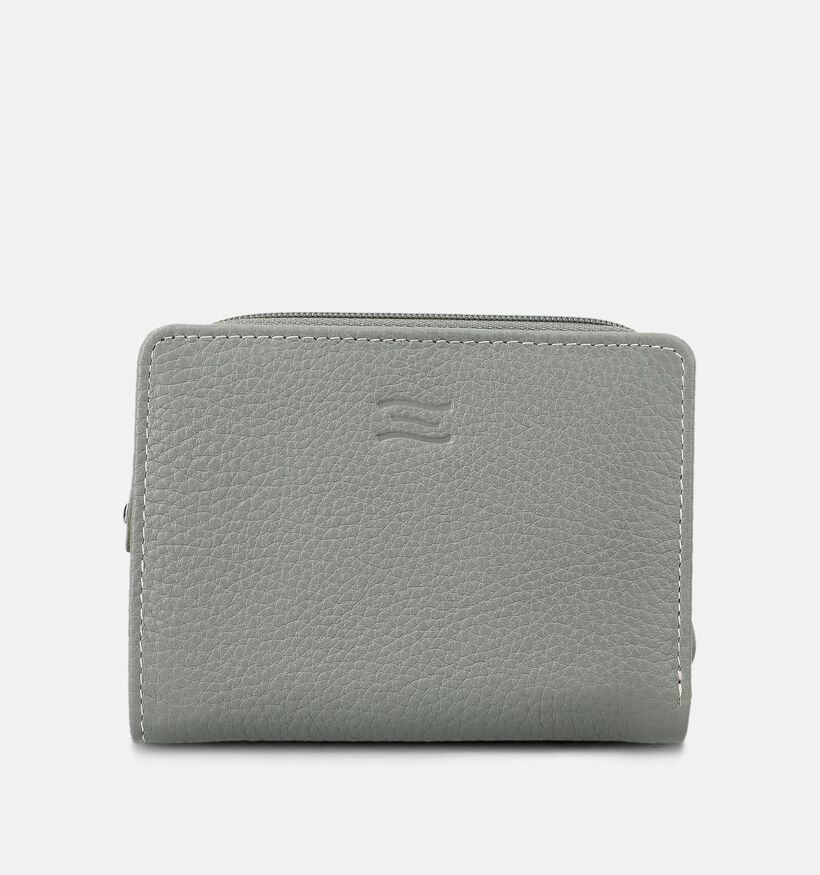 Crinkles Groene Ritsportemonnee voor dames (373847)