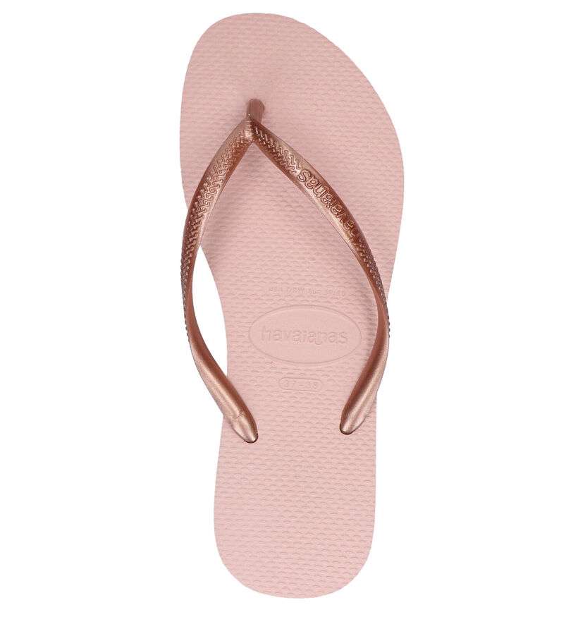 Havaianas Slim Gouden Teenslippers in kunststof (275874)