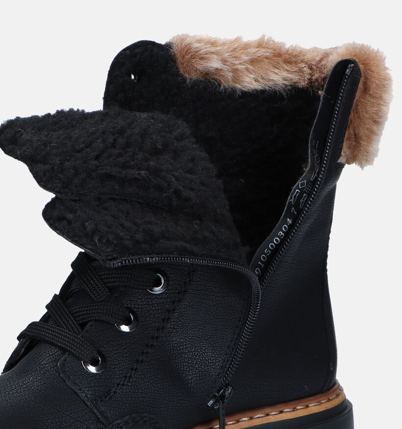Rieker Boots à lacets en Noir pour femmes (347432)