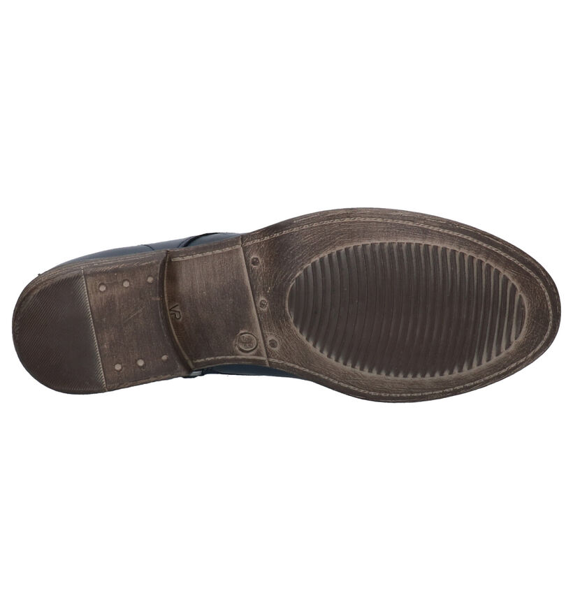 Miz Mooz Donkerblauwe Boots in leer (262695)