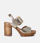 Signatur Gouden Sandalen met hak voor dames (357839)