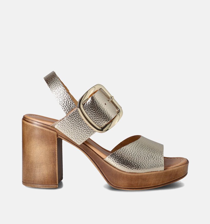 Signatur Gouden Sandalen met hak voor dames (357839)