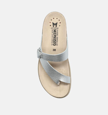 Mephisto Helen Nu-pieds Or/Cognac/Argent