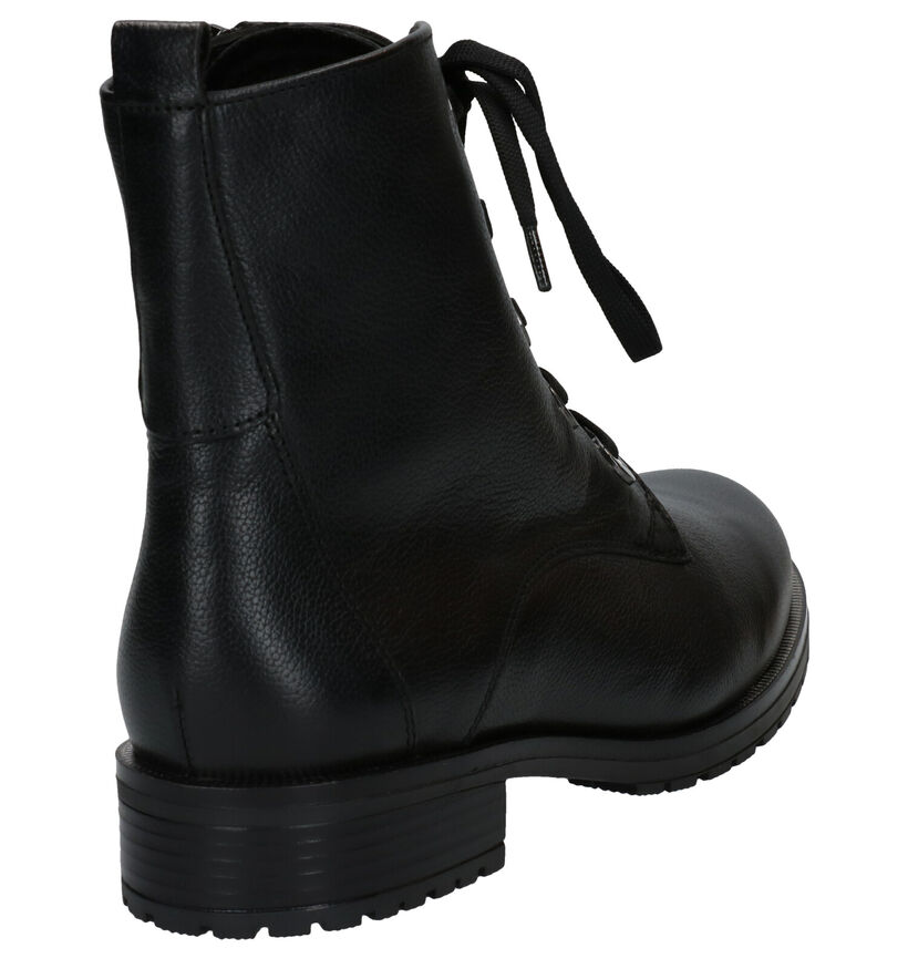 Gabor OptiFit Zwarte Boots in leer (282302)
