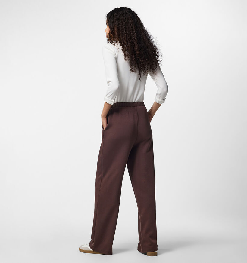 Pieces Michelle Donkerbruine Joggingbroek voor dames (378365)