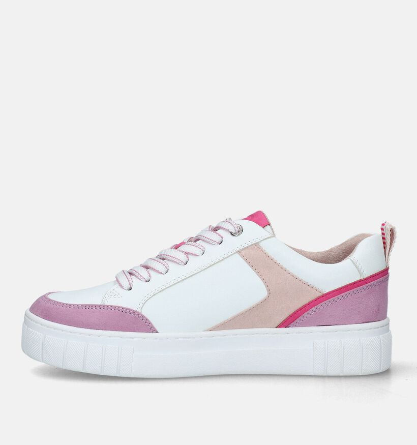 Marco Tozzi Witte Plateau Sneakers voor dames (335835) - geschikt voor steunzolen