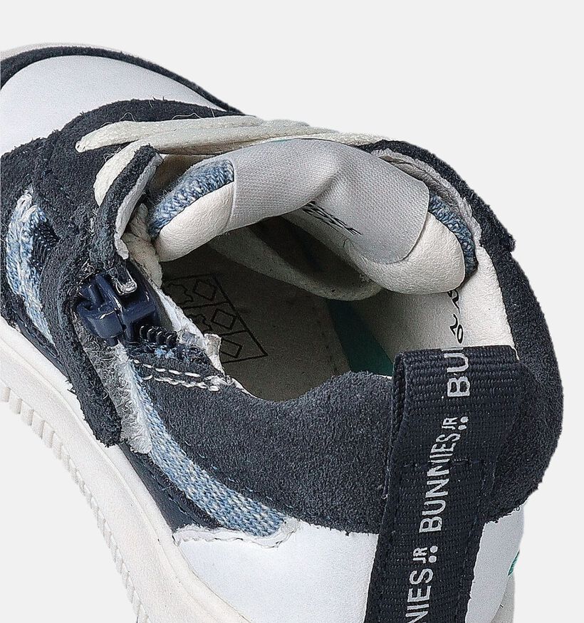 Bunnies Maxime Mellow Blauwe Veterschoenen voor jongens (357467) - geschikt voor steunzolen