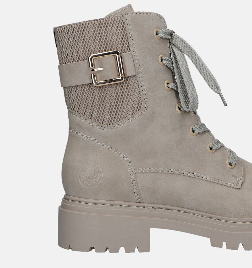 Rieker Ecru Biker boots voor dames (331637)