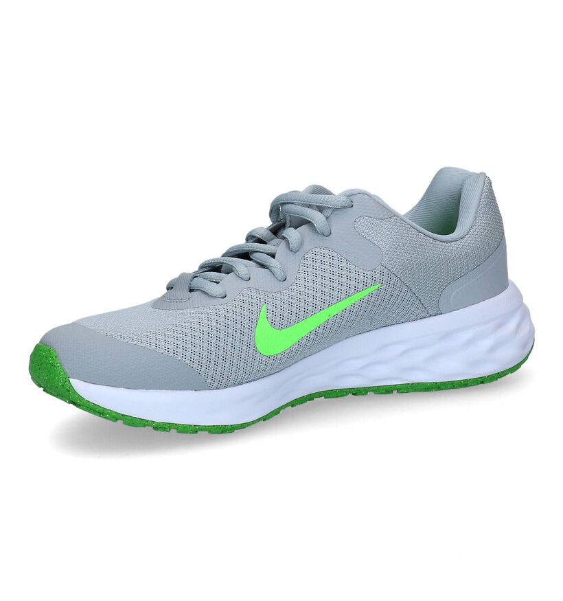 Nike Revolution 6 PS Grijze Sneakers voor jongens, meisjes (325377)