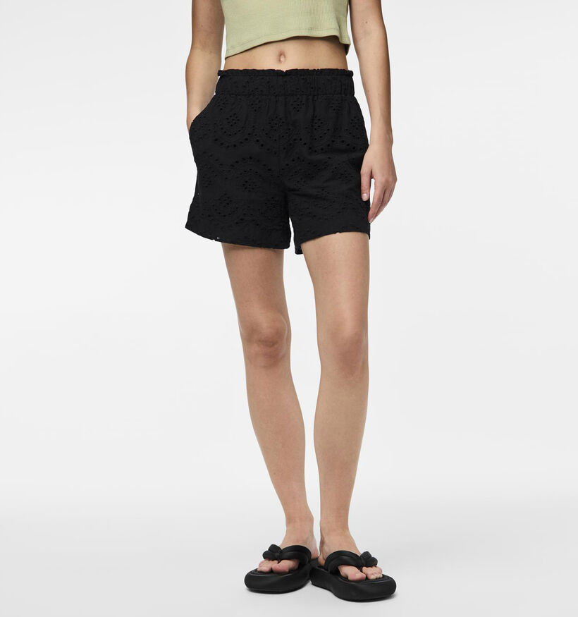Pieces Vilde Zwarte Short voor dames (351151)