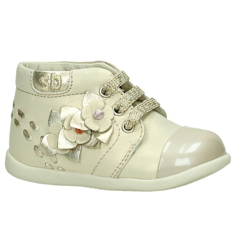 Stones and Bones Chaussures hautes en Beige clair en cuir (190841)