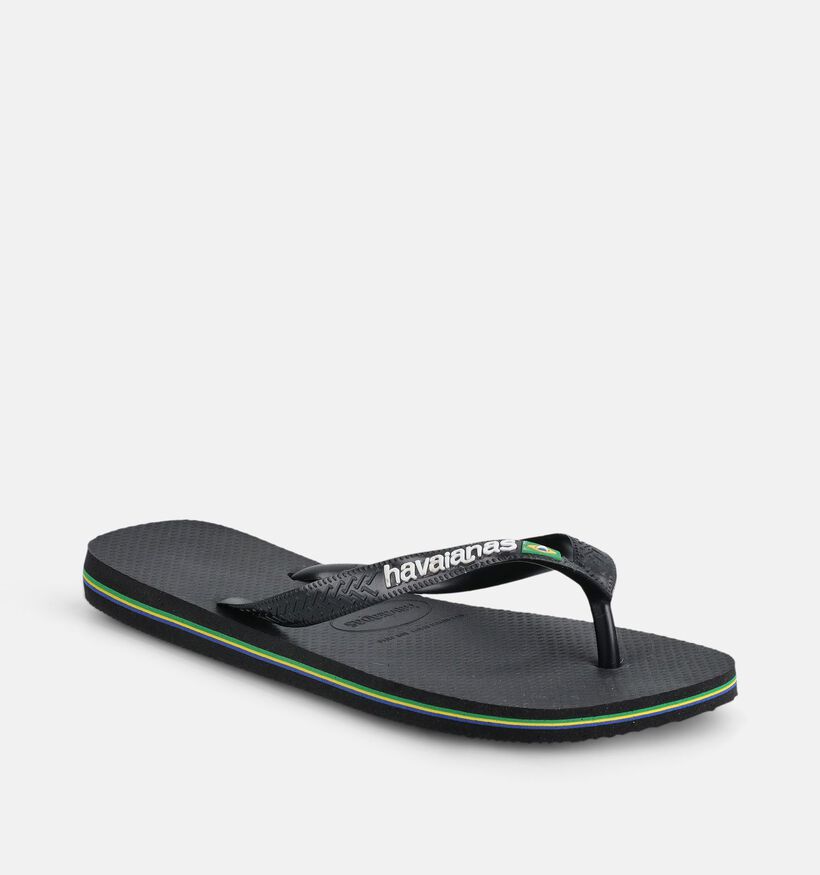 Havaianas Brasil Zwarte Teenslippers voor heren (372999)