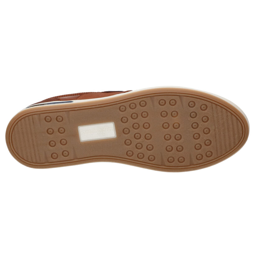 Pantofola d'Oro Milito Chaussures à lacets en Cognac pour hommes (305441) - pour semelles orthopédiques