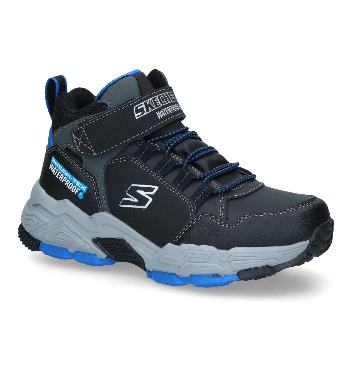 Skechers Zwarte Wandelschoenen Jongens Outdoorschoenen Sneakers Online op TORFS.BE