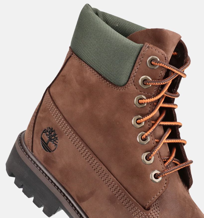 Timberland 6 Inch Premium Donkerbruine Boots voor heren (376475) - geschikt voor steunzolen