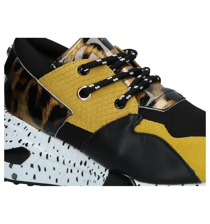 Steve Madden Cliff Baskets en Beige en simili cuir (256074)