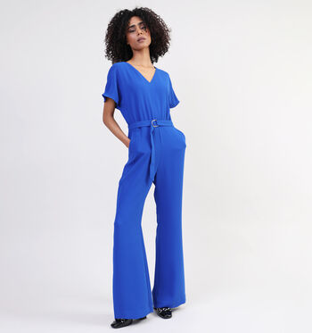 comma Pantalons Bleu