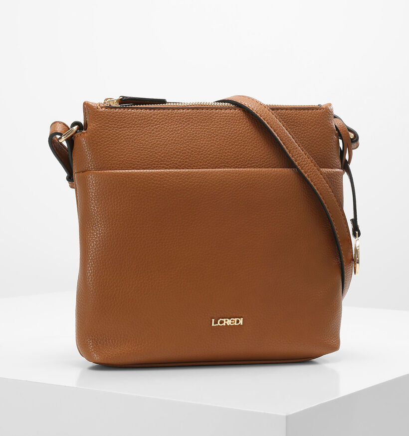 L.Credi Ella Cognac Crossbodytas voor dames (379581)