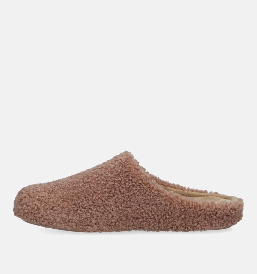 Scapa Pantoufles Teddy en Écru pour femmes (332652)