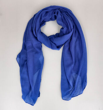 Châle bleu