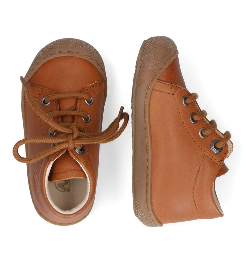 Naturino Cocoon Cognac Bottines voor jongens, meisjes (324034) - geschikt voor steunzolen