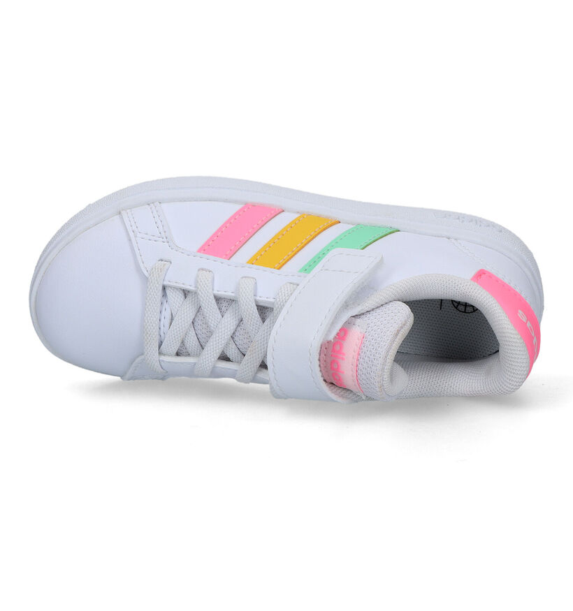 adidas Grand Court 2.0 EL Witte Sneakers voor meisjes (326902)