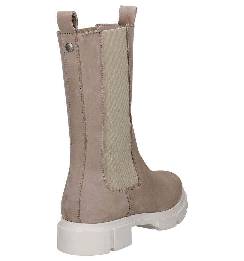 Tango Romy Bottines Chelsea en Taupe en nubuck (291404)