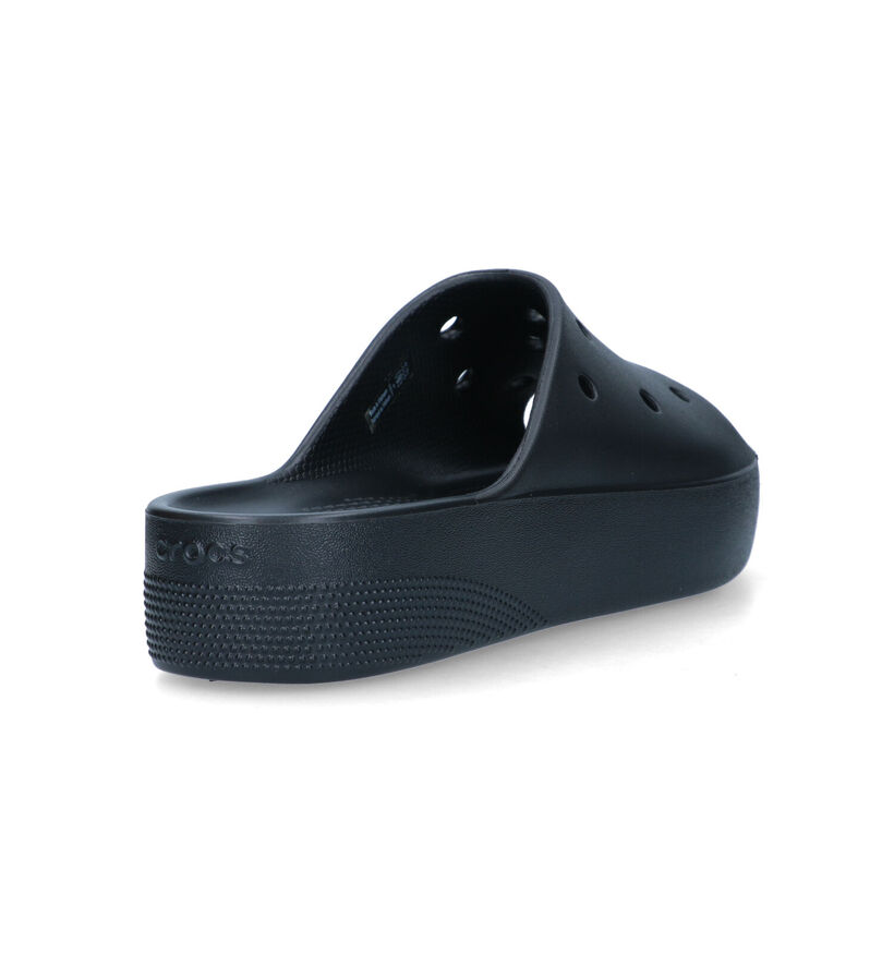 Crocs Classic Platform Nu-pieds en Noir pour femmes (322209)