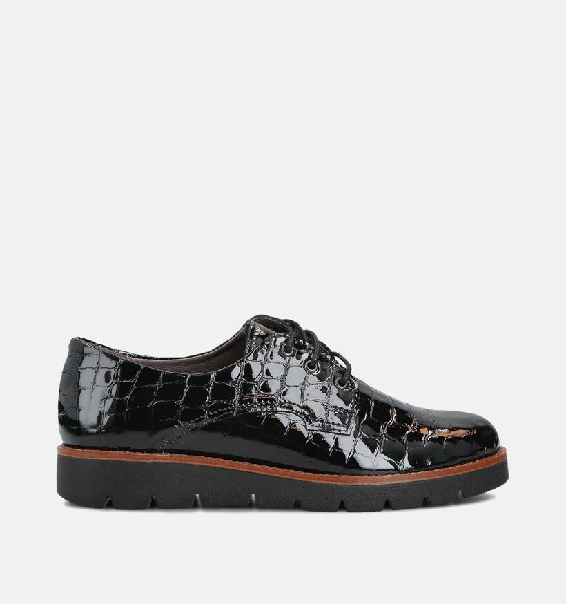 Solemade Zoe Chaussures &agrave; lacets en Noir pour femmes (380020) - pour semelles orthop&eacute;diques