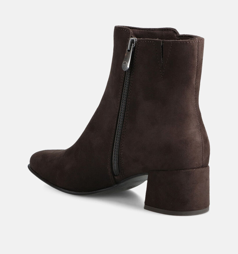 Marco Tozzi Bottines à talons en Brun foncé pour femmes (365020)